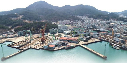 통영 신아sb조선소 부지 전경<LH 제공>